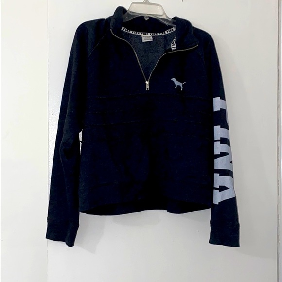 VS PINK Half-zip Sweatshirt - Picture 1 of 2